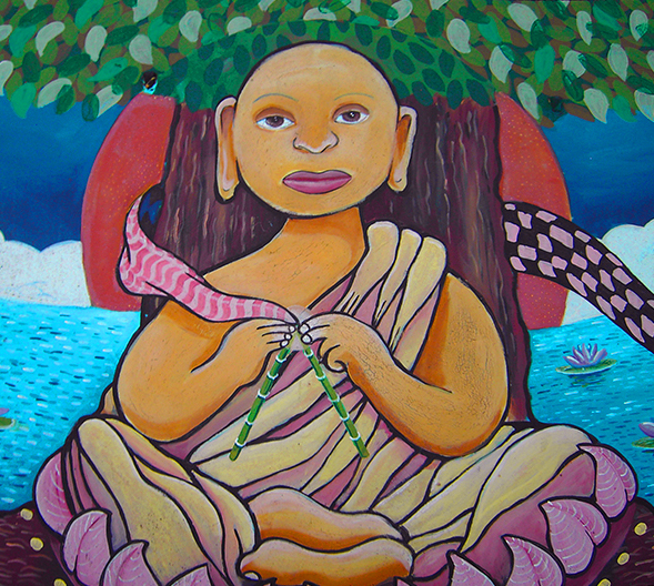 Knittingbuddha studio logo